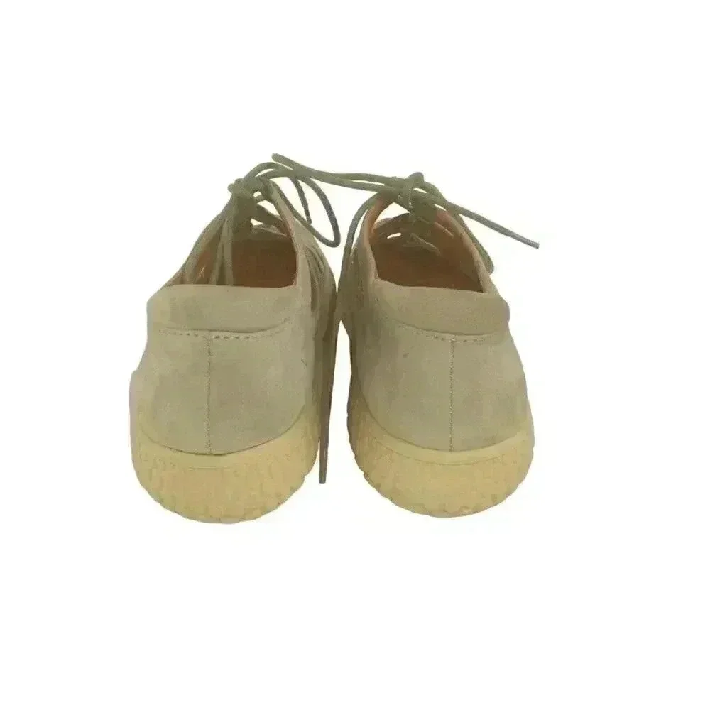 L Amour Des Pieds Shoes Womens 7M  Lite Gray Cutout Comfort Suede Shoes Lace Up - Picture 5 of 10